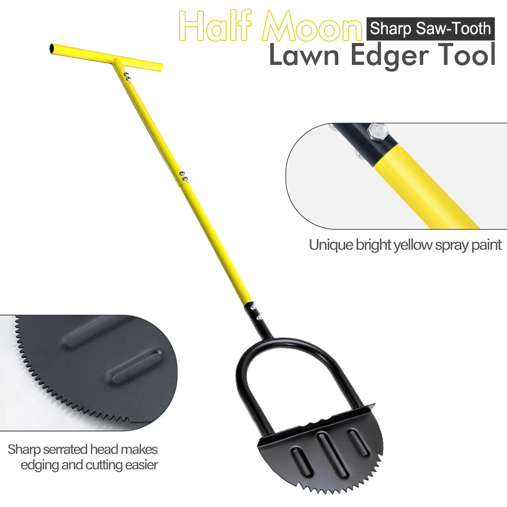 Gardening Tools Edger - Manual Steel Edger Lawn Shovel Half