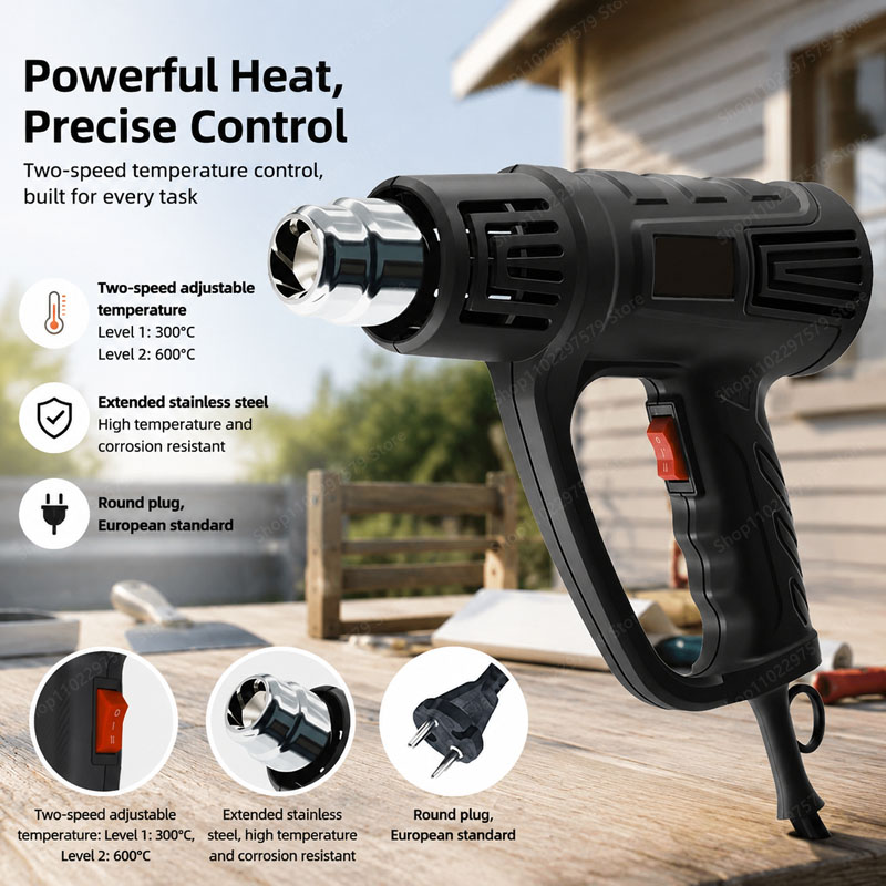 Gardening Tools Lowes - 1380W Adjustable Temperature Hot Air Gun,