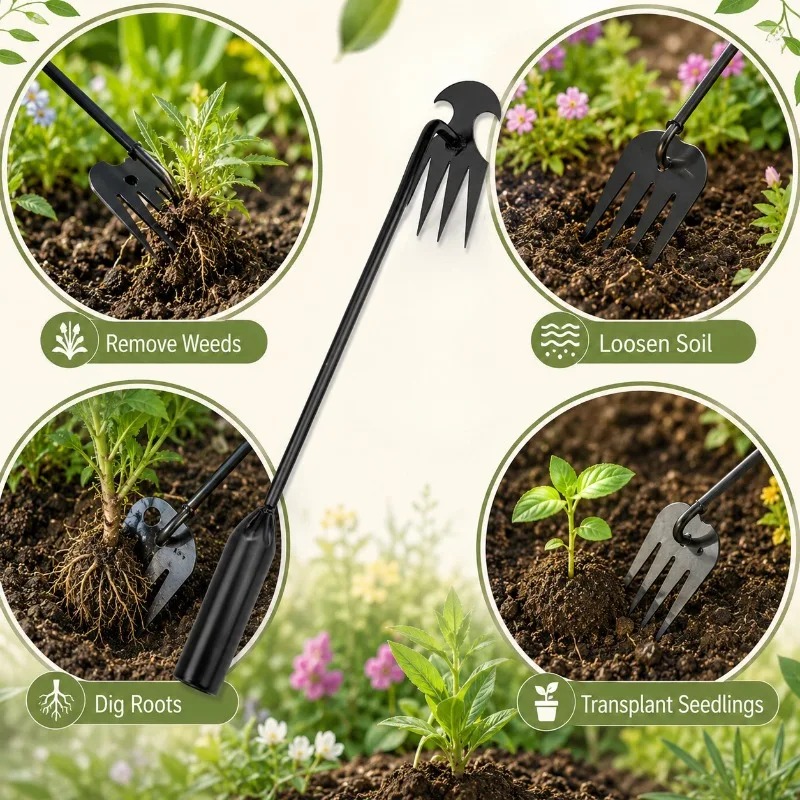 2 in 1 Garden Rake Manual Seed - огляд і ціна Gardening Tools To Remove Weeds