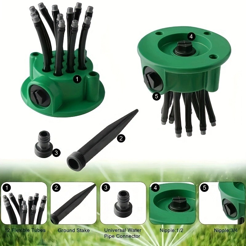 360° Rotating Automatic Garden - огляд і ціна Gardening Tools China