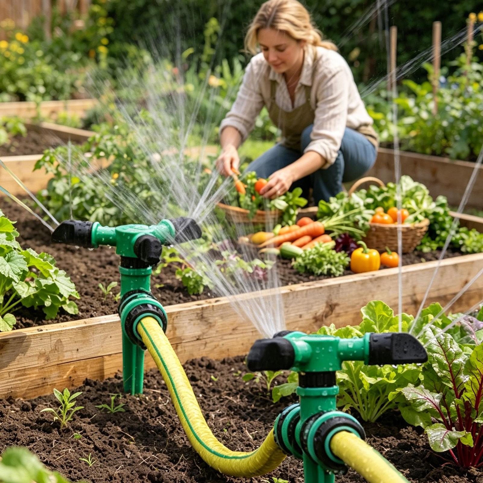 Automatic Rotating Water Sprin - огляд і ціна Gardening Tools Plastic
