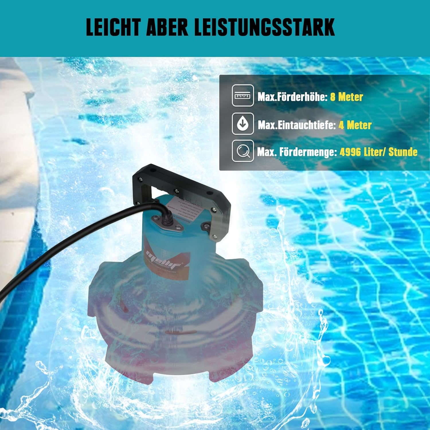 Cordless Submersible Pump for  - огляд і ціна Gardening Tools China