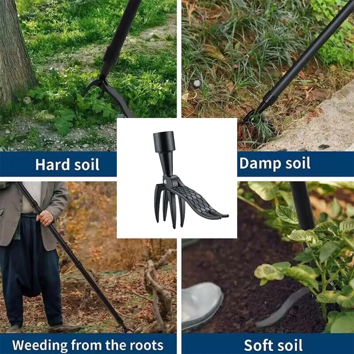 Stand Up Weed Puller Tool with - огляд і ціна Gardening Tools Usa