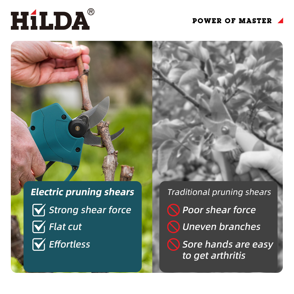 HILDA 18V Brushless Cordless E - огляд і ціна Gardening Tools Scissors