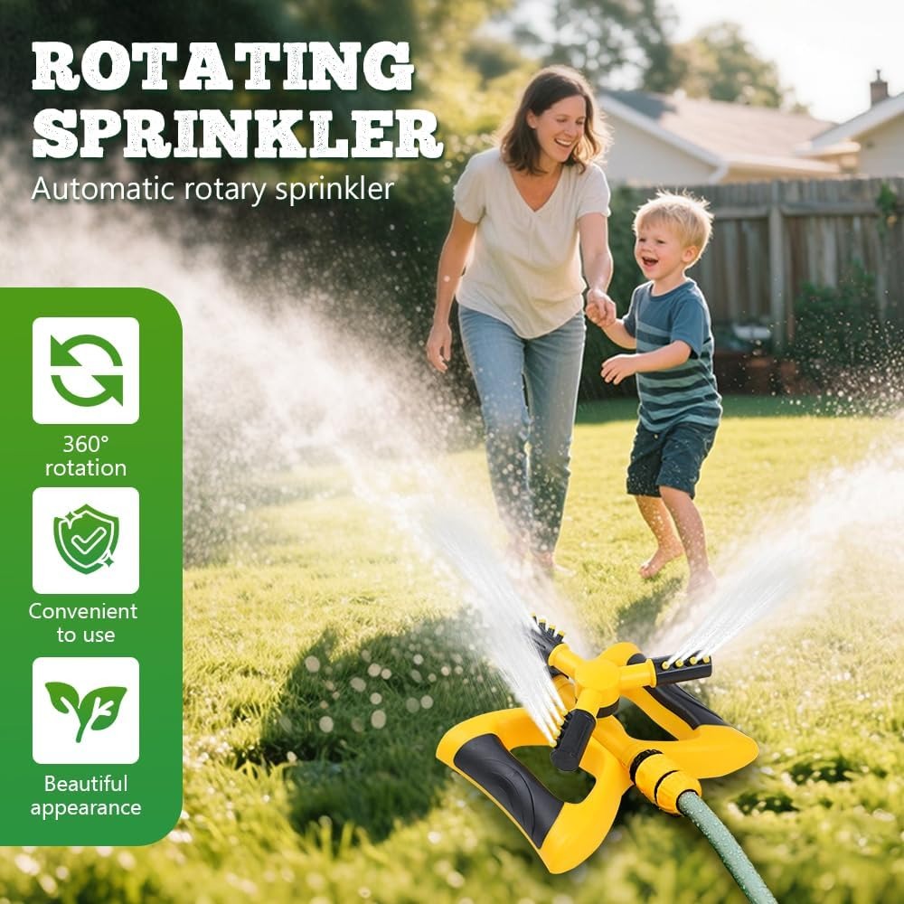 360-Degree Automatic Rotating  - огляд і ціна Gardening Tools Plastic