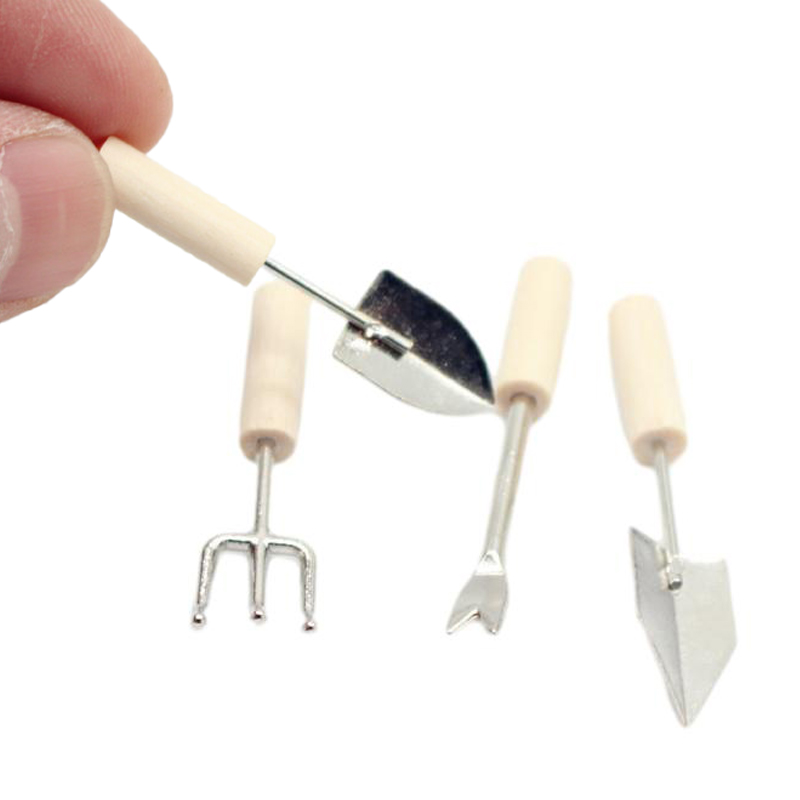 1:12 Dollhouse Miniature Garde - огляд і ціна Gardening Tools China