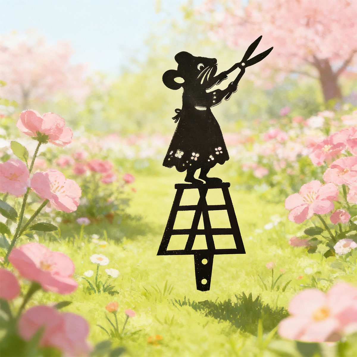 Black Silhouette Line Metal Ga - огляд і ціна Gardening Tools Usa