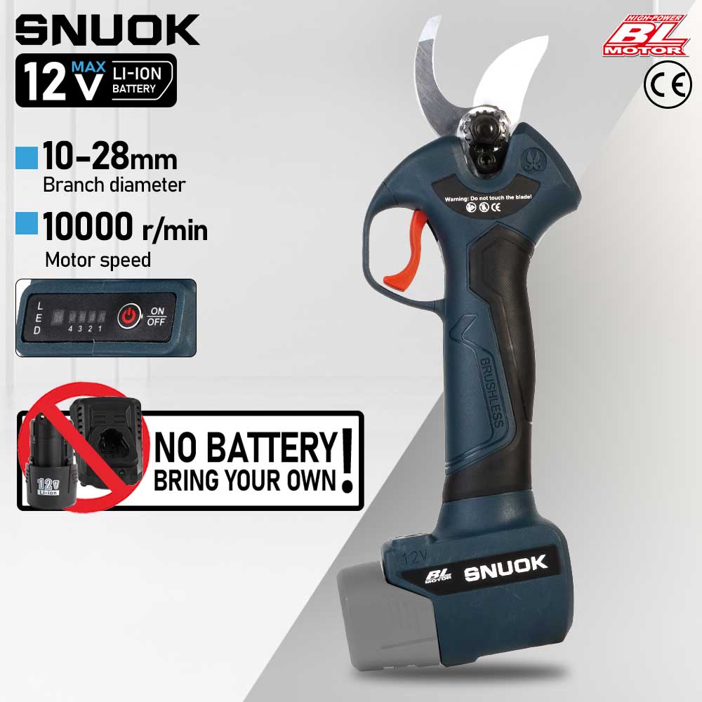 SNUOK 12V Brushless Electric P - огляд і ціна Gardening Tools Scissors