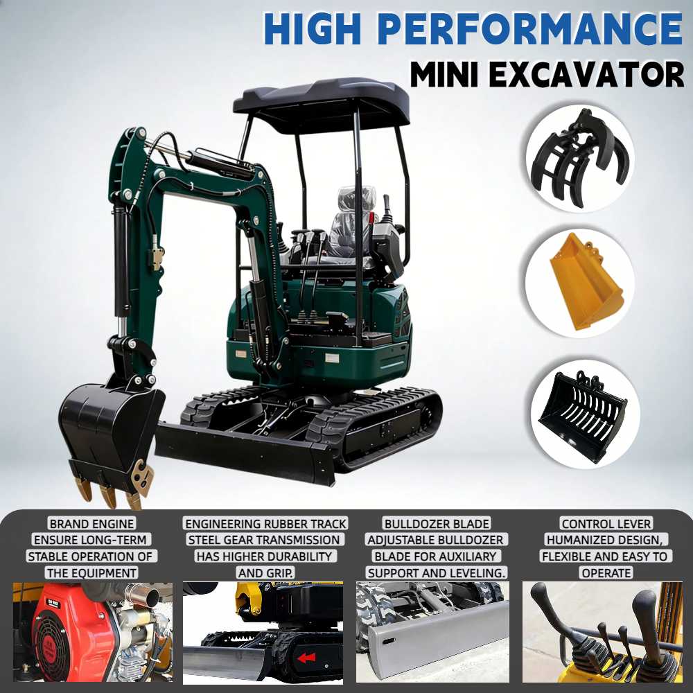 Multifunctional Mini Excavator - огляд і ціна Gardening Tools China